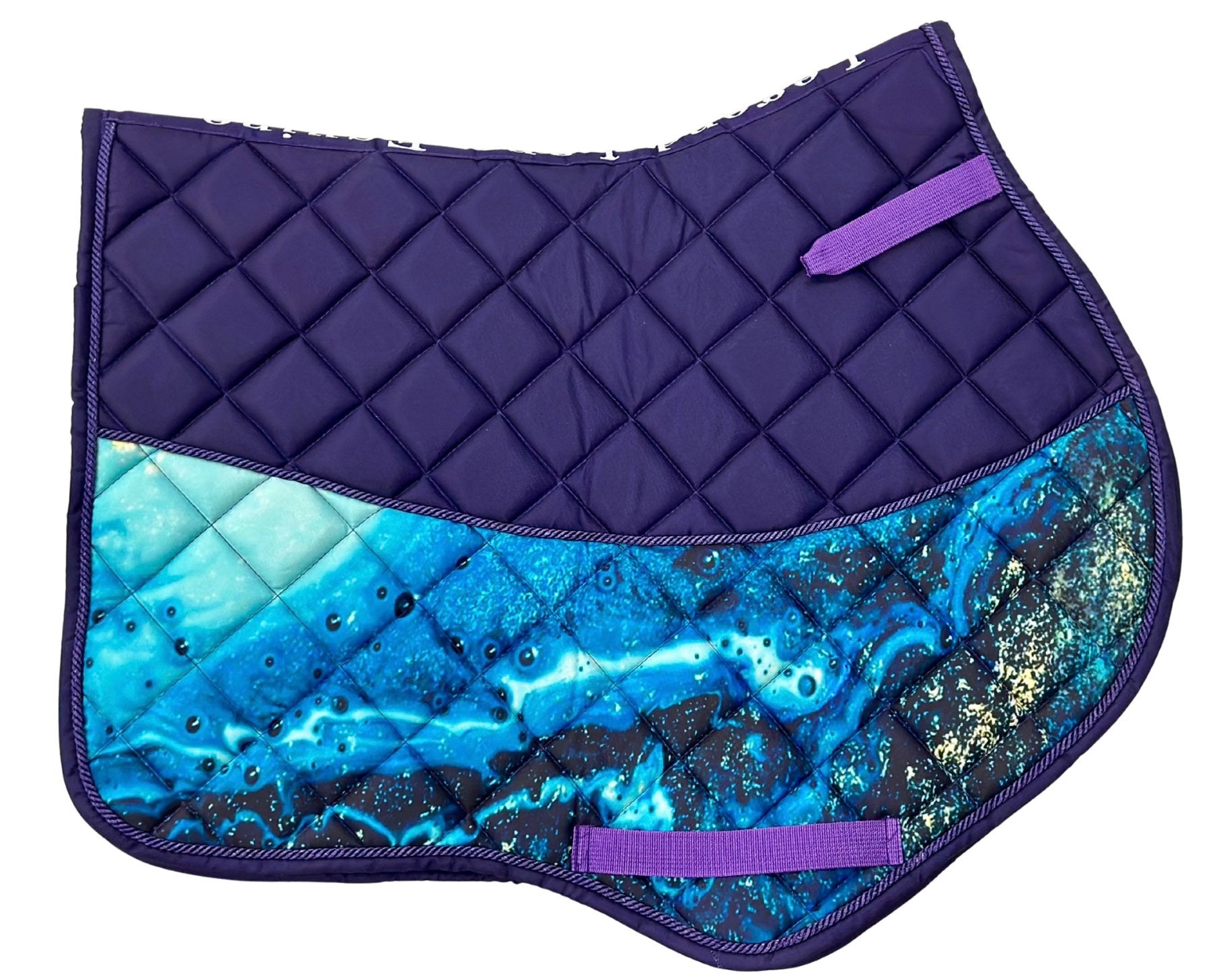 Ocean Waves Jump Cut Saddle Pad