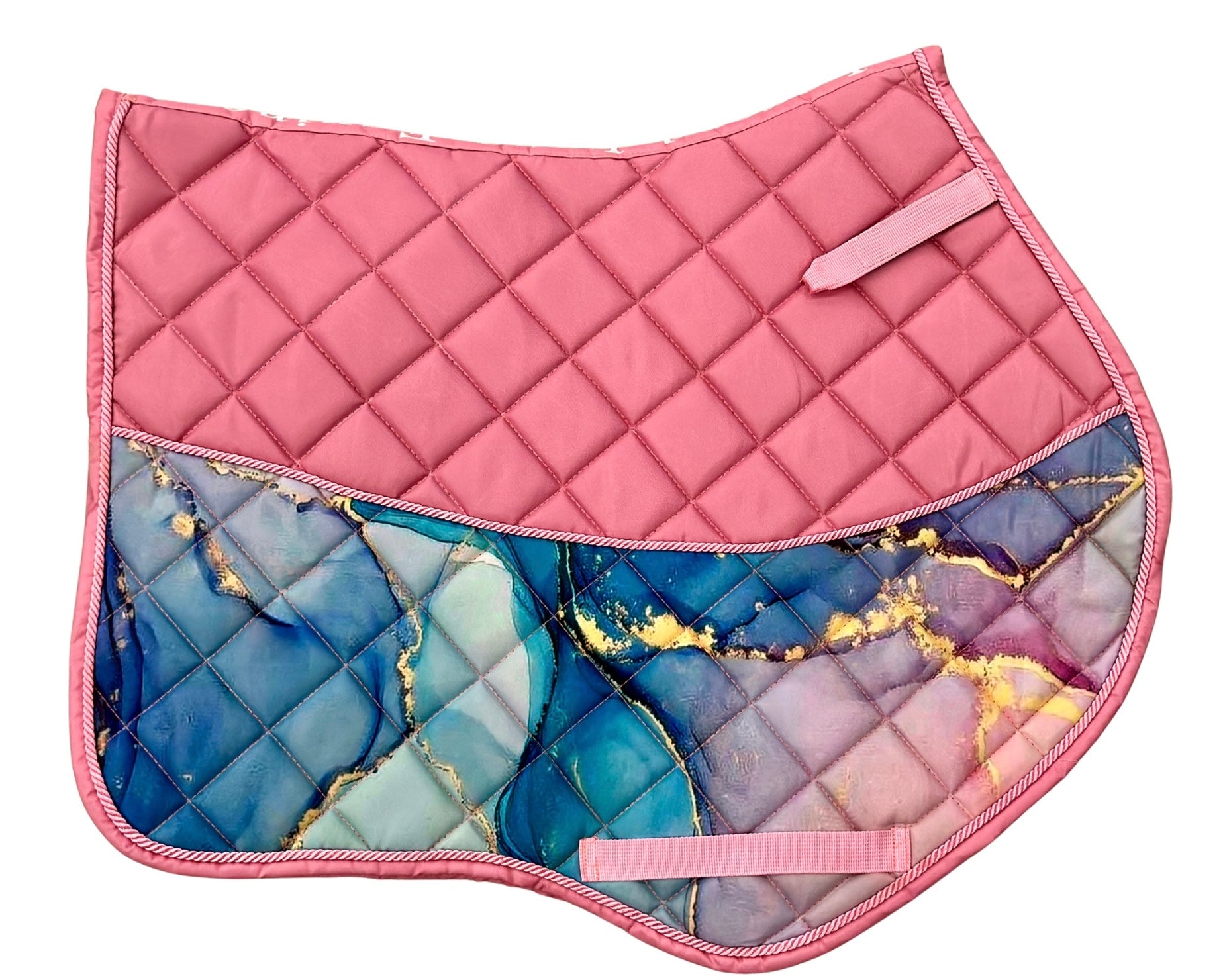 Rose Quartz Jump Cut Saddle Pad