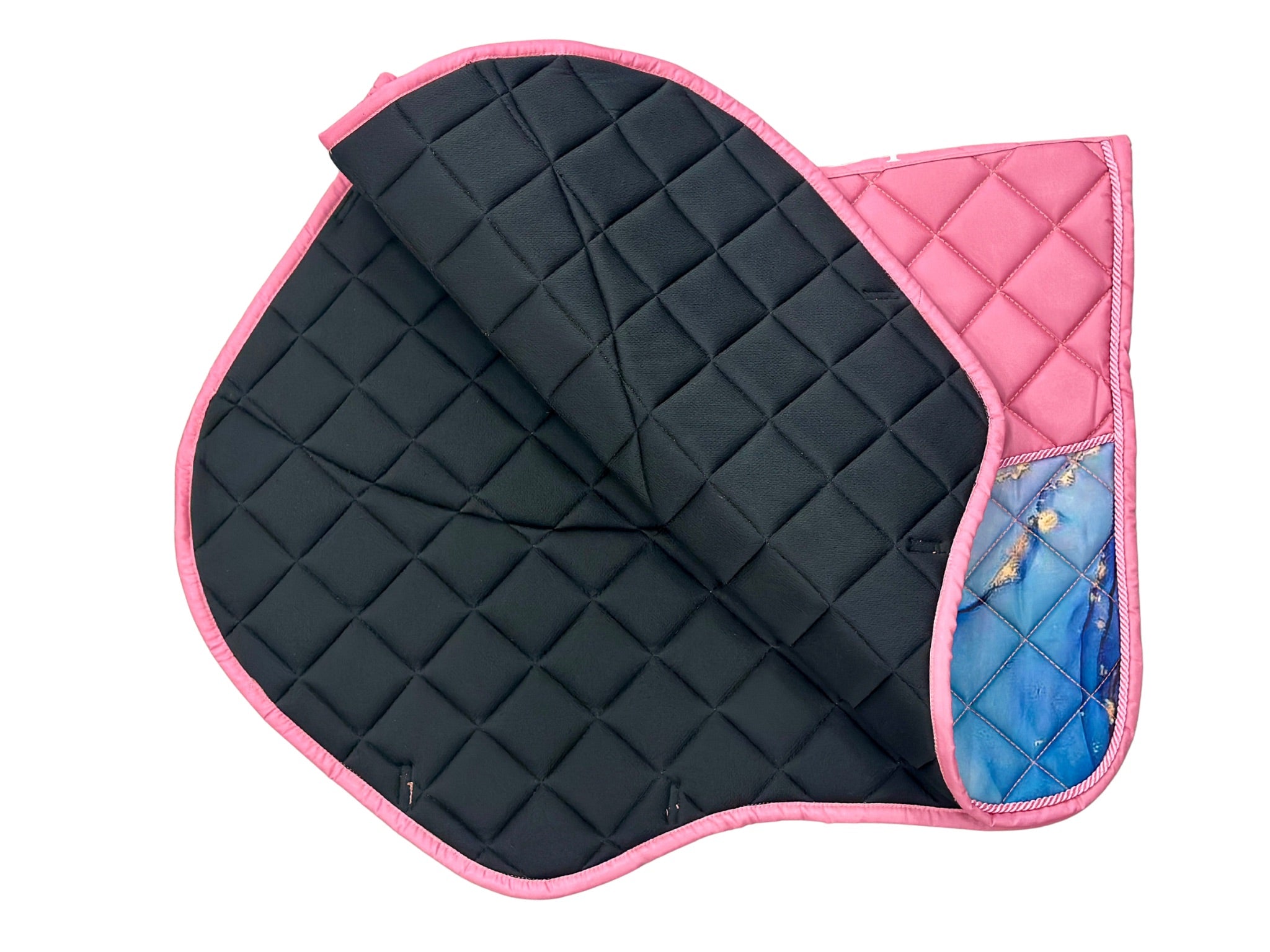 Rose Quartz Jump Cut Saddle Pad